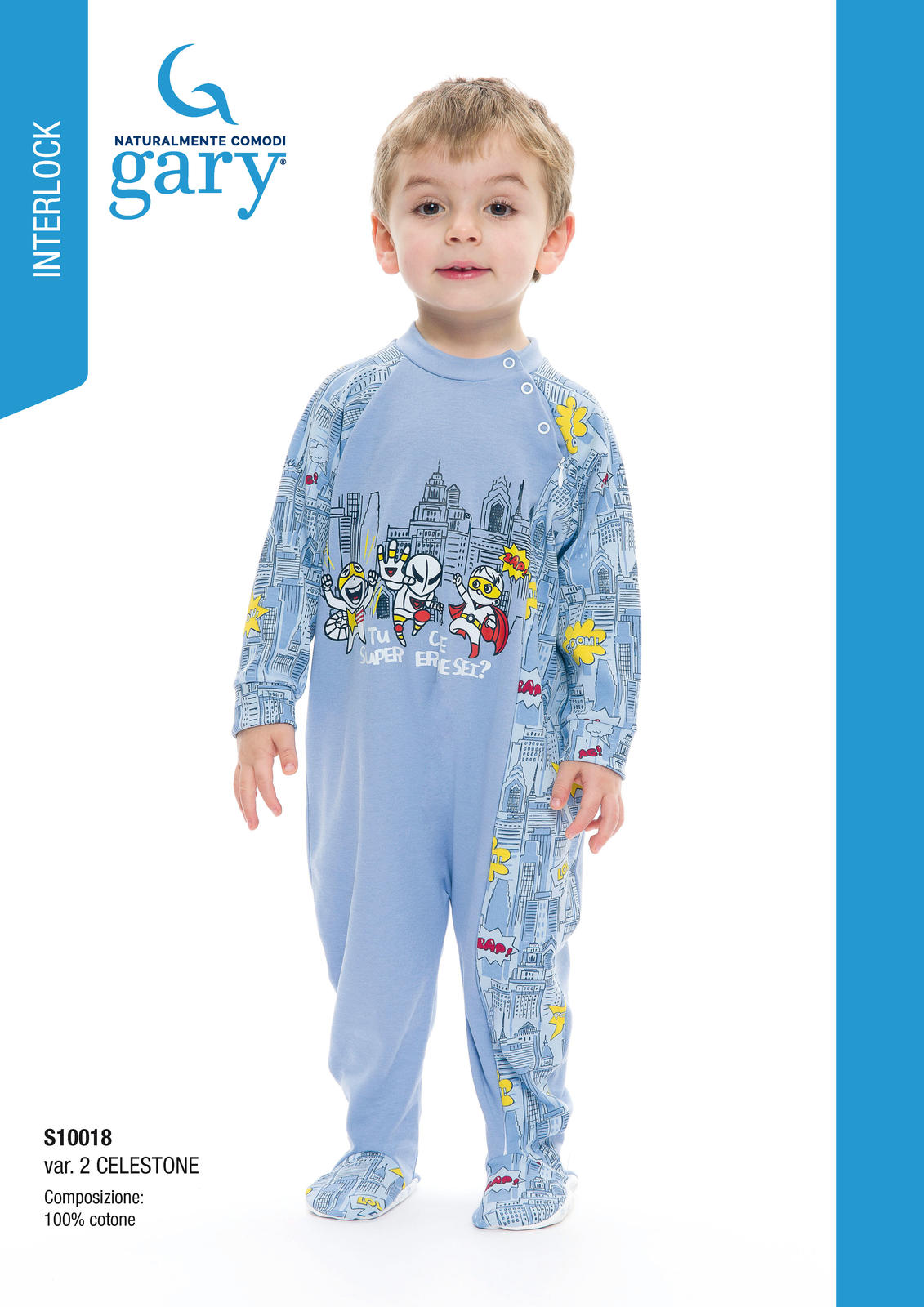 NEWBORN PAJAMAS S/L S10018 Tellini S.r.l. Wholesale Clothing